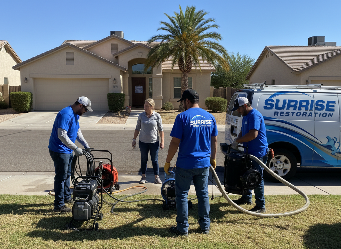 Water Damage Restoration by Surprise Restoration Pros in Surprise, AZ