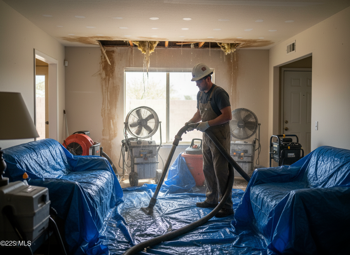 Flood Damage Cleanup in Sierra Verde, AZ 85379