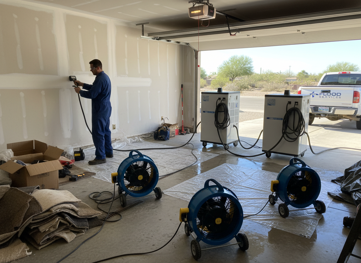 Water Damage Restoration in Legacy Parc