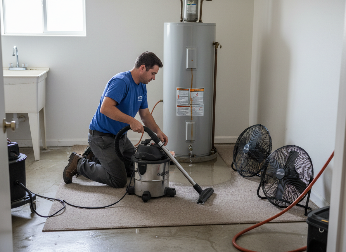 Water Heater Leak Cleanup in Surprise, AZ